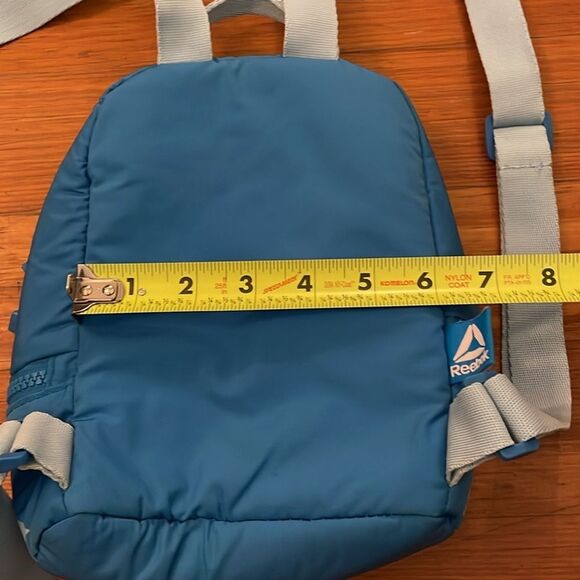 Reebok Blue Cottie Mini Backpack Bag Travel School Lightweight - Picture 8 of 8